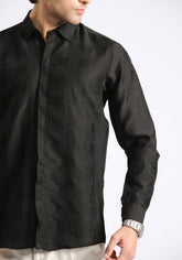 Black Self Shirt
